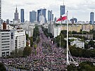Pochod milionu srdcí. Statisícová opoziní demonstrace ve Varav (1. íjna...