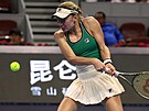 Jekatrina Alexandrovová na turnaji v Pekingu.
