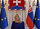 Prezidentka Zuzana aputová se v Bratislav vyjádila k výsledkm voleb. (2....