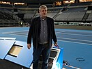 Prezident eského tenisového svazu Ivo Kaderka ped zaátkem Poháru Billie Jean...
