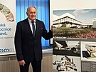 �editel Slezsk� nemocnice v Opav� Karel Siebert p�i prezentaci projektu...
