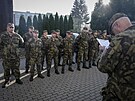 Cviení armádních aktivních záloh ve vojenském prostoru Libavá. (5. íjna 2023)