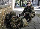 Adéla Hrabovská z Olomouce, v civilním ivot uitelka, si vstupem do armádních...