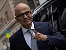�éf Microsoftu Satya Nadella p�ijí�dí k soudu v San Franciscu vypovídat jako...