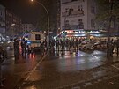 Nkolik desítek lidí v Berlín v noci oslavovalo útok palestinského radikálního...