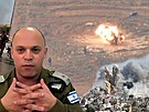 Mluví izraelských obranných sil informuje o situaci v Izraeli a Gaze
