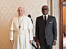 Viceprezident Rovníkové Guineje Teodoro Nguema Obiang Mangue a pape Frantiek...