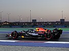 Max Verstappen z Red Bullu v tréninku na Velkou cenu Kataru F1.