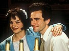 Juliette Binoche a Daniel Day-Lewis ve filmu Nesnesitelná lehkost bytí (1988)