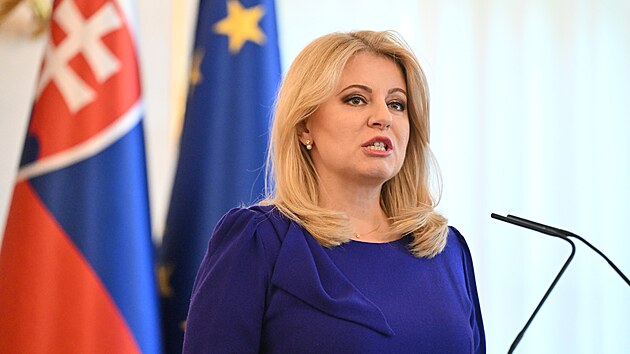 Slovensk prezidentka Zuzana aputov se vyjdila k vsledkm voleb. (2. jna 2023)