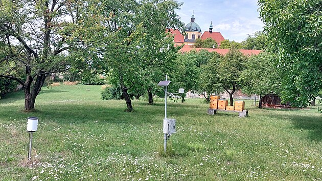 Meteorologick stanice v Olomouci.