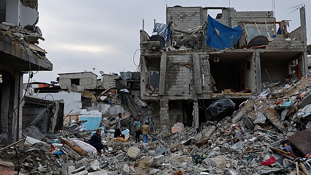 Izraelsk armda pokrauje v tocch na cle radiklnho hnut Hams v Psmu Gazy. (9. jna 2023)