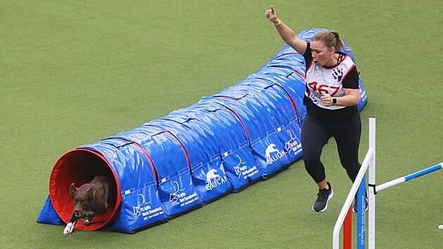 V Liberci vrchol� mistrovstv� sv�ta v agility.