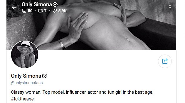 Simona Krainová si v padesáti letech založila profil na OnlyFans. „Lidé mě za ten krok chválí a říkají, že je to skvělý obchodní a marketingový tah. A monetizovat obsah? Já nevidím důvod, proč ne,“ svěřila se modelka v rozhovoru pro iDNES.cz.