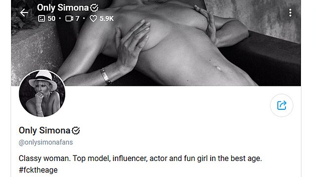 Simona Krainov si v padesti letech zaloila profil na OnlyFans. Lid m za ten krok chvl a kaj, e je to skvl obchodn a marketingov tah. A monetizovat obsah? J nevidm dvod, pro ne, svila se modelka v rozhovoru pro iDNES.cz.