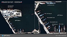 Rusko pesouvá své válené lod ze Sevastopolu do Novorossijsku. Na snímku...