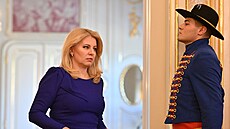Prezidentka Zuzana Čaputová se v Bratislavě vyjádřila k výsledkům voleb. (2....