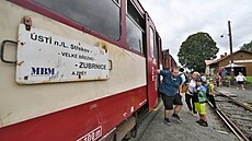 Spolek Zubrnická museální �eleznice, který stojí za vzk�í�ením trati z Velkého...