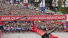 Bci na startu Chicagského maratonu