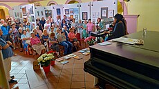 Sdru�ení výtvarník� Jesenická výtvarná skupina oslavilo jubilejní výstavou své...