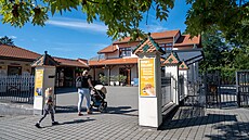 Vstupní brána do Zoo Zlín (�íjen 2023)