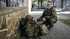 Adéla Hrabovská z Olomouce, v civilním ivot uitelka, si vstupem do armádních...