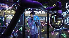 Firma Doosan pedstavila na veletrhu CES v Las Vegas programovatelného robota...