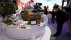 Firma Doosan uvedla na veletrhu CES v Las Vegas robota pro chytré zemdlství...