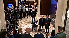 Ukrajinský ministr zahraničí Dmytro Kuleba a šéf zahraniční politiky Evropské...