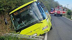 Dopravní nehoda u obce Černín. (3. října 2023)