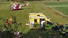 U tragické nehody zasahovaly �ty�i posádky záchraná�� ze sanitek a dva...