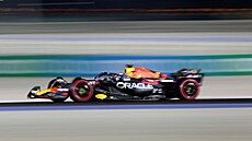 Max Verstappen z Red Bullu v prbhu kvalifikace Velké ceny Kataru F1.
