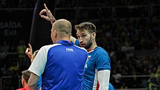 eský univerzál Jan Hadrava bhem olympijské kvalifikace