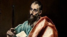 Apoštol Pavel na stejnojmenném obrazu řeckého renesančního klasika El Greca z...