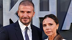 David Beckham a Victoria Beckhamová (Londýn, 3. íjna 2023)