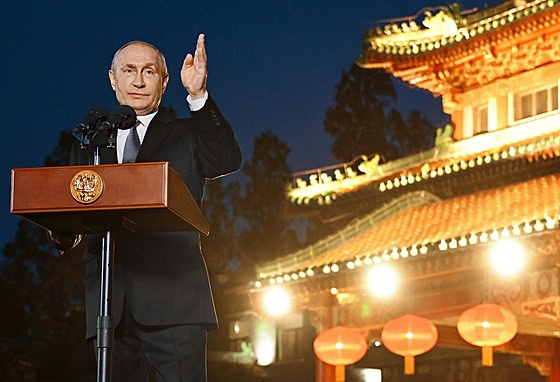 Vladimir Putin v Pekingu (18. íjna 2023)