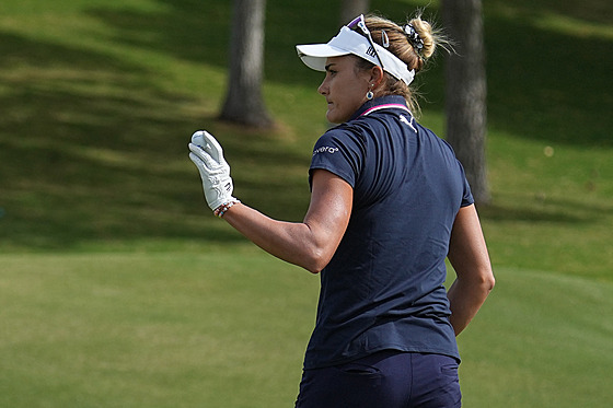 Americká golfistka Lexi Thompsonová na turnaji PGA Tour v Las Vegas.