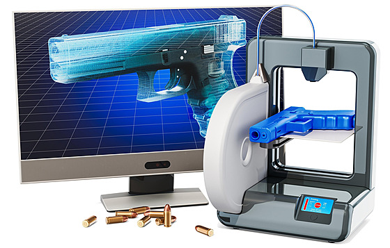 Výroba hlavn stelné zbran pomocí 3D tisku.