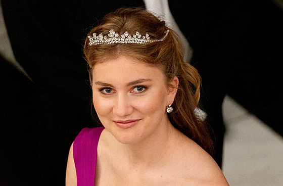 Belgická korunní princezna Elisabeth na oslav osmnáctin dánského prince...