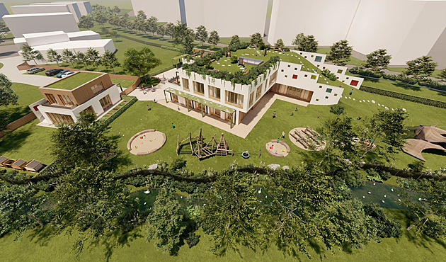 Projekt školky v Podzámčí znovu ožil. Hradec chce první unikátní ekoškolku