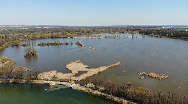 Ve patném technickém stavu jsou i hráze a dalí ásti rybník. Na snímku je...