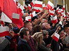 Mítink polské vládnoucí strany Právo a spravedlnost ve mst Przysucha (9....