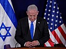 Izraelský premiér Benjamin Netanjahu (12. íjna 2023)