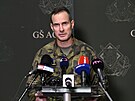 Náelník generálního tábu Armády R Karel ehka na tiskové konferenci po...