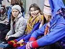 védská ekologická aktivistka Greta Thunbergová (vlevo) se v Oslu zúastnila...