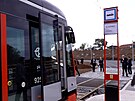 Nová tramvajová tra vede z Barrandovského sídlit pes Holyni a do Slivence