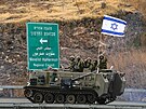 Izraelská armáda u hranic s Libanonem (11. íjna 2023)