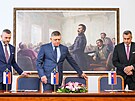 Smr-Sociální demokracie (Smr-SD), Hlas-SD a Slovenská národní strana (SNS) se...