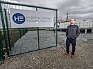 Generální editel spolenosti Harmony Energy Ltd Peter Kavanagh pi otevení...