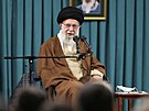 Nejvyí duchovní vdce Íránu ajatolláh Alí Chameneí (17. íjna 2023)
